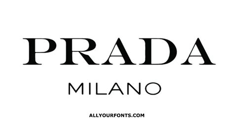 prada marfa logo font|Prada logo font.